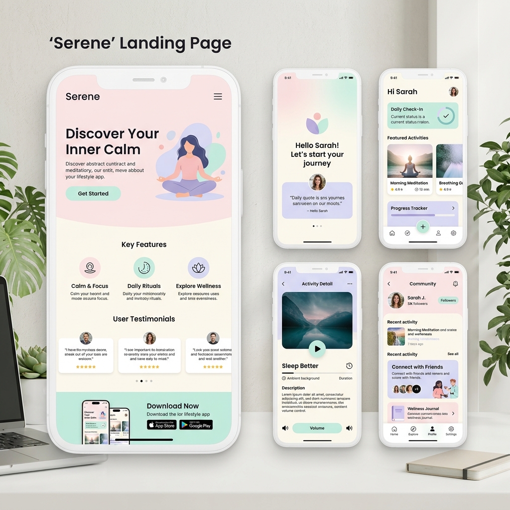Responsive mobile app interface